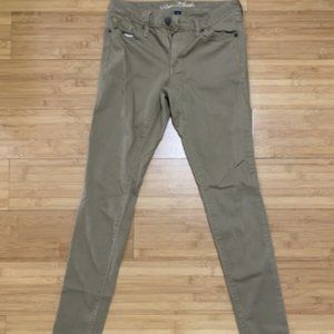 High Rise Skinny Jeans - Khakis